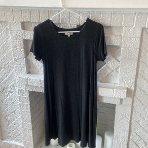 NWT Madewell Swingy Tee Dress - Heather Charcoal